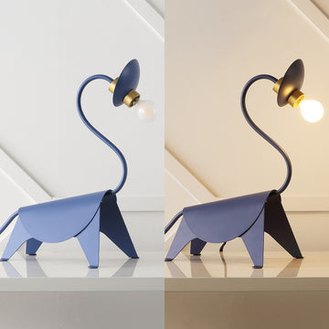 Bradley 16" Modern Industrial Iron Brachiosaurus LED Kids' Lamp - JONATHAN Y